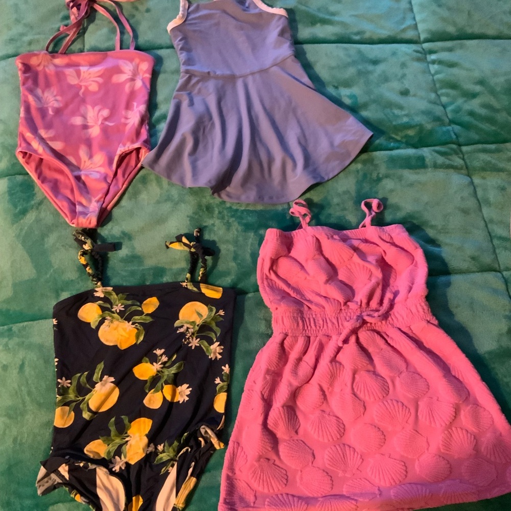 Colorful Swimsuit and Dress Set